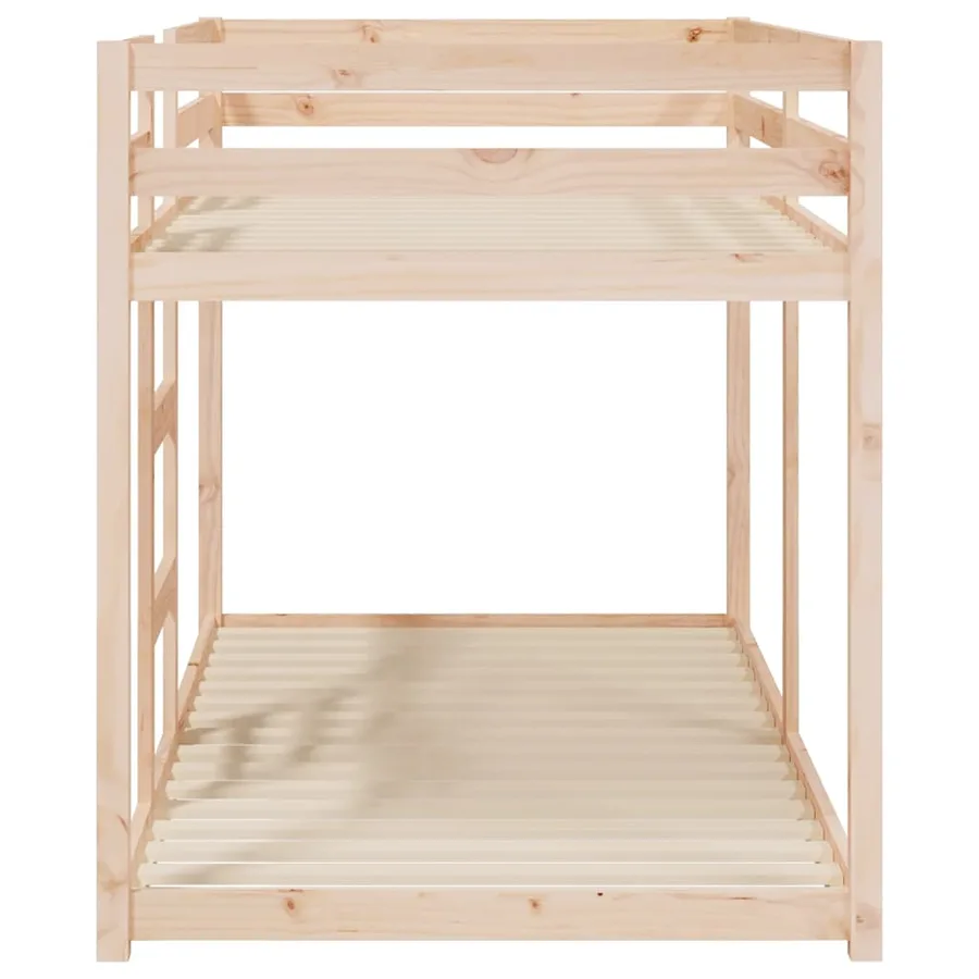 Lit superposé sans matelas 90x190 cm bois de pin massif - 6