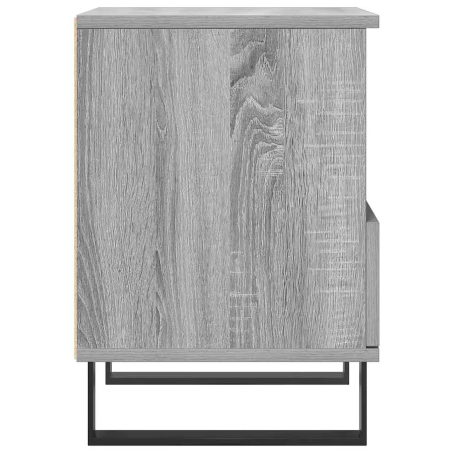 Tables de chevet 2 pcs sonoma gris 40x35x50 cm bois ingénierie - 7