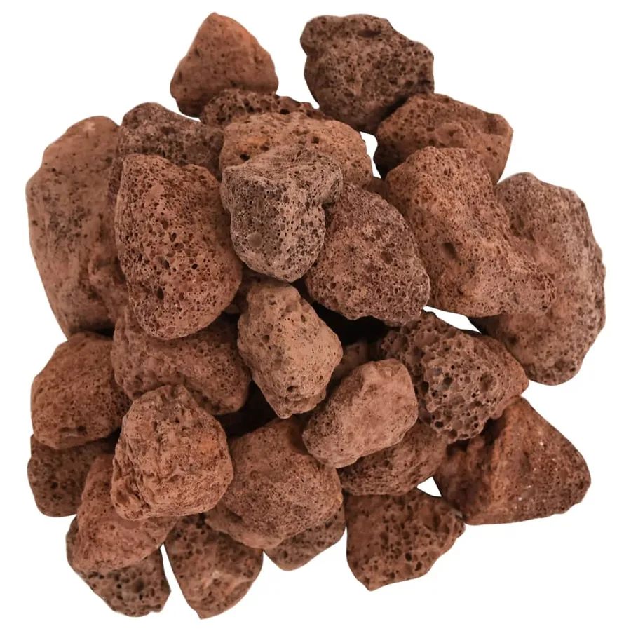 Roches volcaniques 10 kg rouge 3-5 cm - 4
