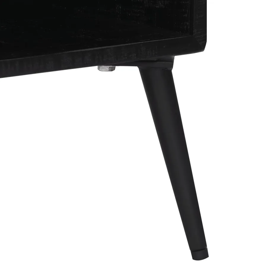 Meuble TV 112x31x45 cm teck massif récupéré - 8