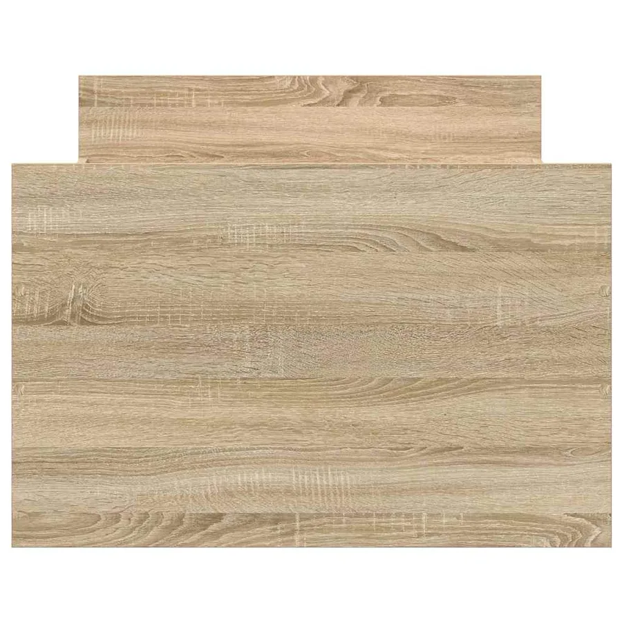 Cadre de lit sans matelas chêne sonoma 100x200 cm - 6