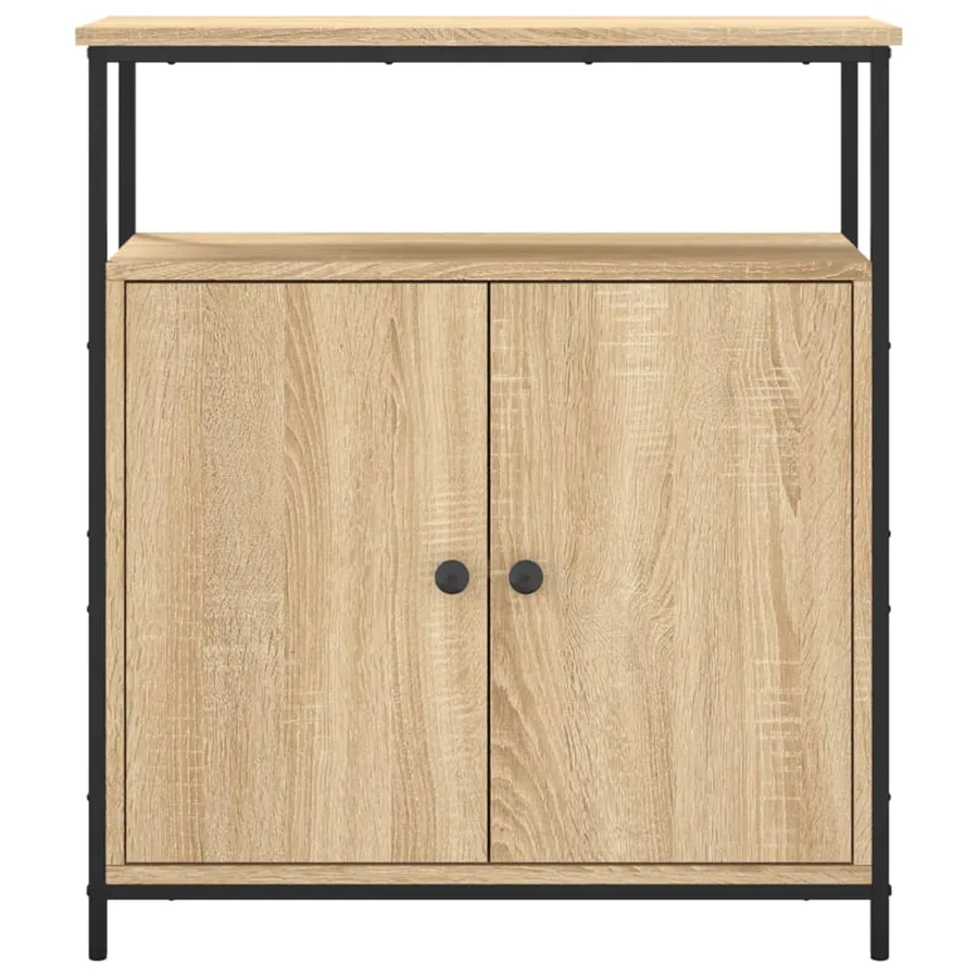 Buffet Chêne Sonoma 70x30x80 cm Bois d'ingénierie - 6