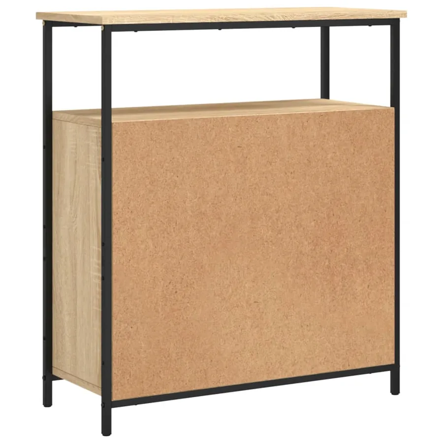 Buffet Chêne Sonoma 70x30x80 cm Bois d'ingénierie - 8