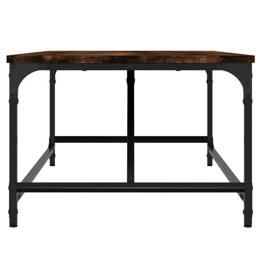 Table basse Chêne fumé 100x50x35 cm Bois d'ingénierie - 5