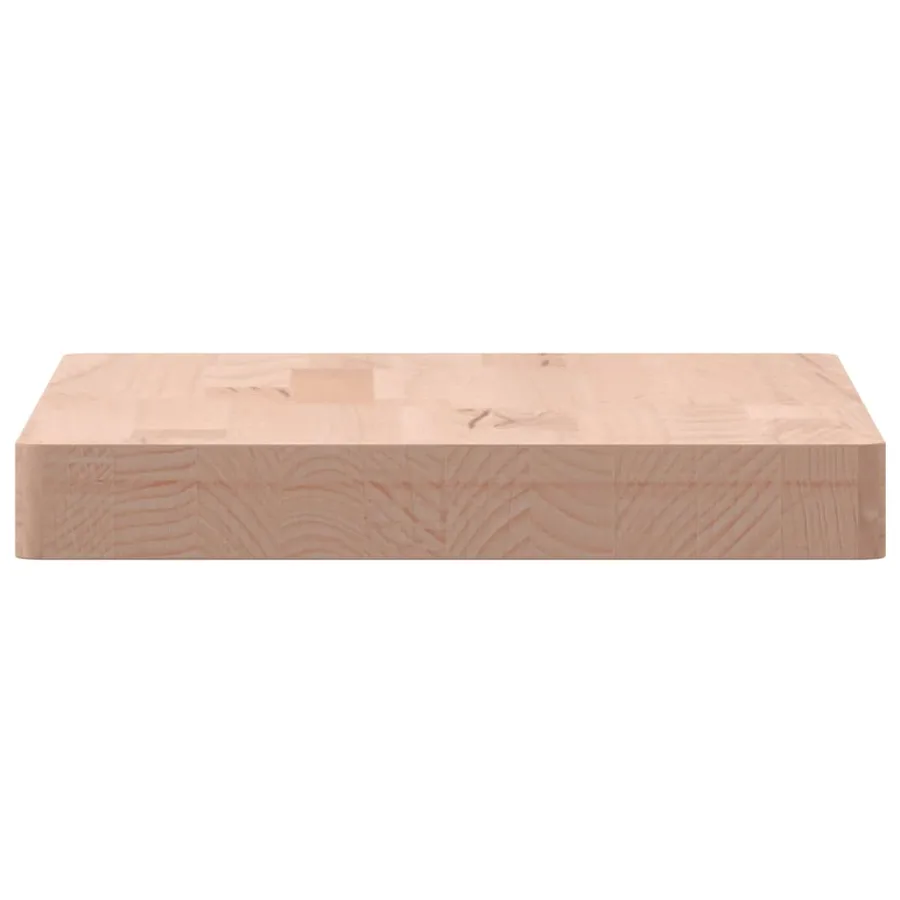 Planche à découper 40x30x4 cm bois massif de hêtre - 5
