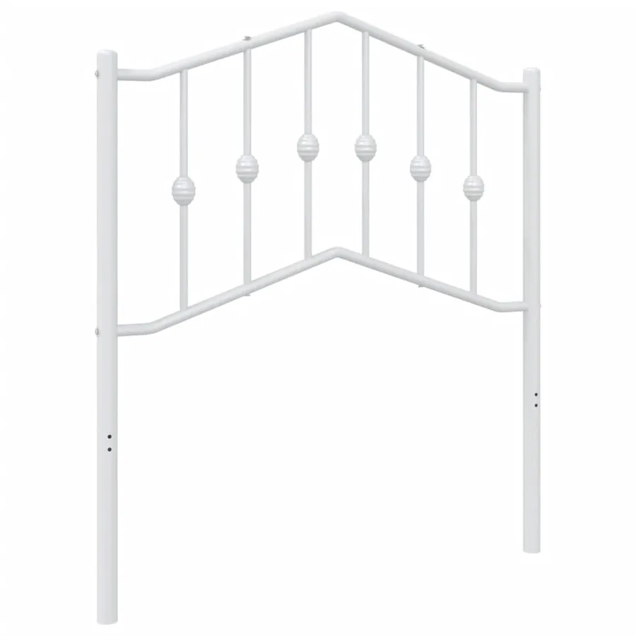 Tête de lit de remplacement métal blanc 80 cm - 2