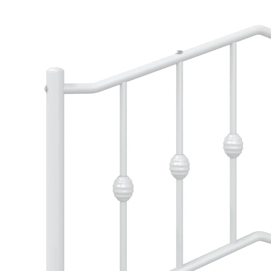Tête de lit de remplacement métal blanc 80 cm - 5