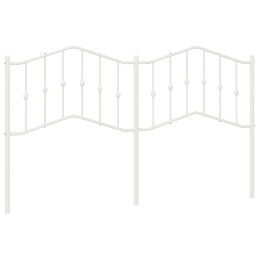 Tête de lit de remplacement métal blanc 160 cm - 2