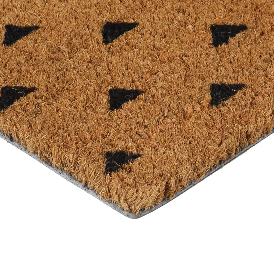 Tapis de porte naturel 40x60 cm fibre de coco touffeté - 3