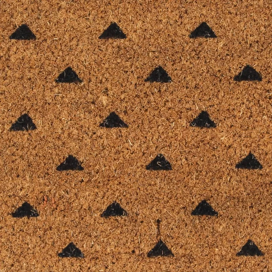 Tapis de porte naturel 40x60 cm fibre de coco touffeté - 5