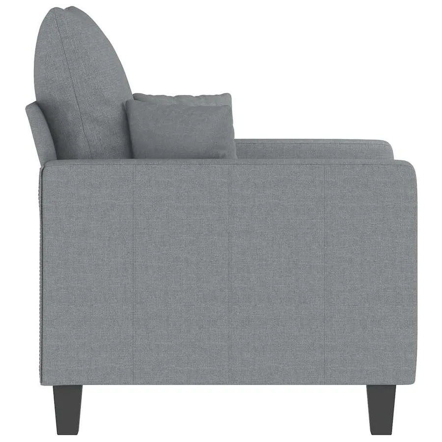 Fauteuil Gris clair 60 cm Tissu - 5
