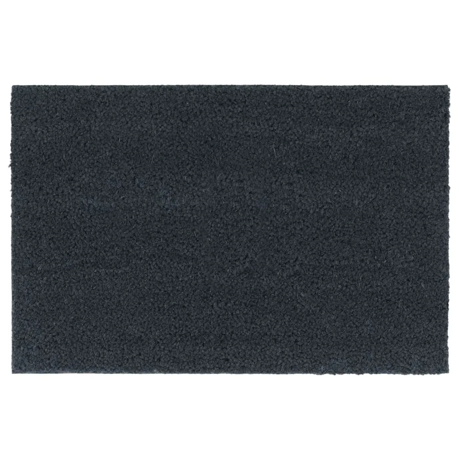Tapis de porte 2 pcs gris foncé 40x60 cm fibre de coco touffeté - 2