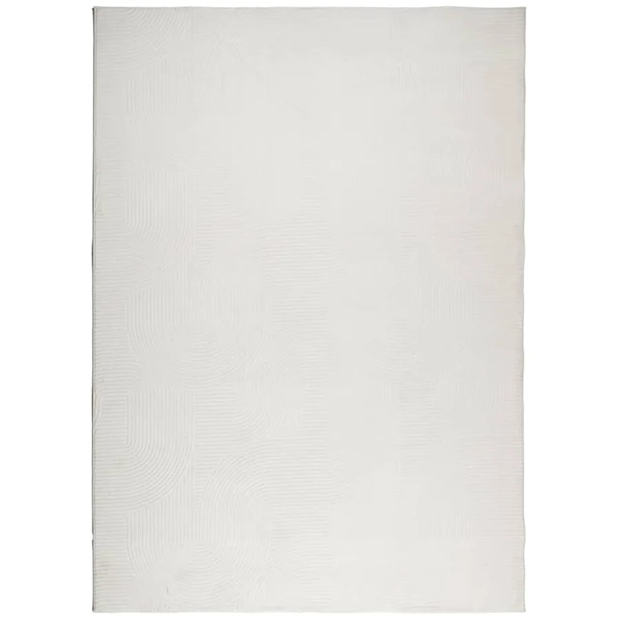 Tapis IZA poils courts style scandinave crème 240x340 cm - 2