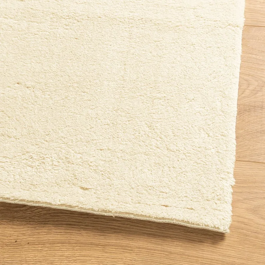Tapis HUARTE à poils courts doux et lavable crème 120x170 cm - 4