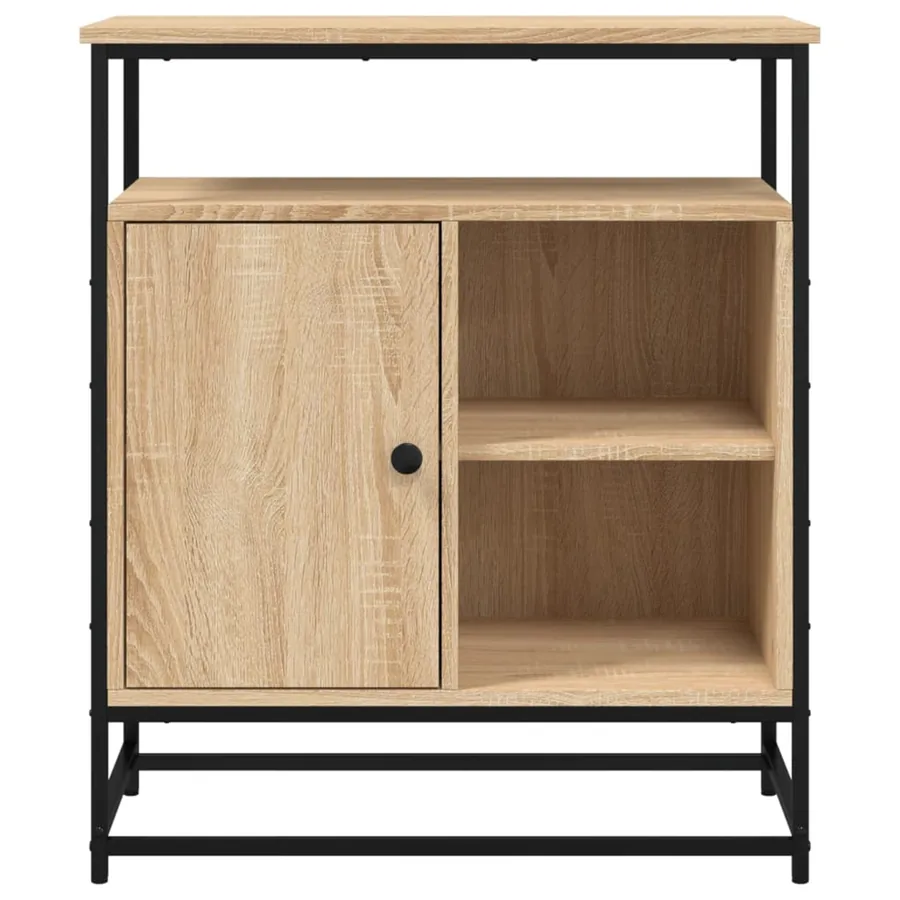 Buffet Chêne Sonoma 69x35x80 cm Bois d'ingénierie - 6