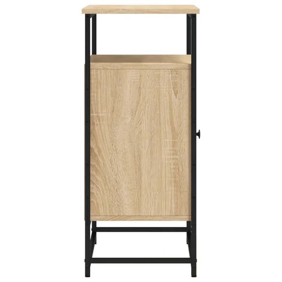 Buffet Chêne Sonoma 69x35x80 cm Bois d'ingénierie - 7