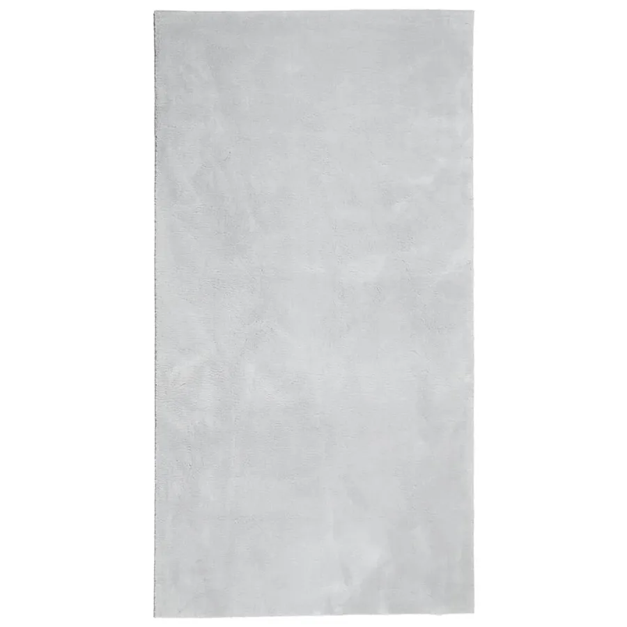 Tapis HUARTE à poils courts doux et lavable gris 80x150 cm - 2