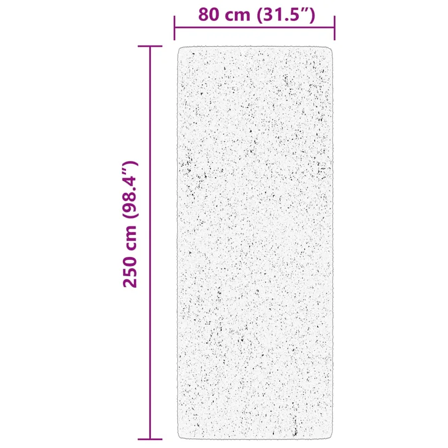 Tapis HUARTE à poils courts doux et lavable vert forêt 80x250cm - 10