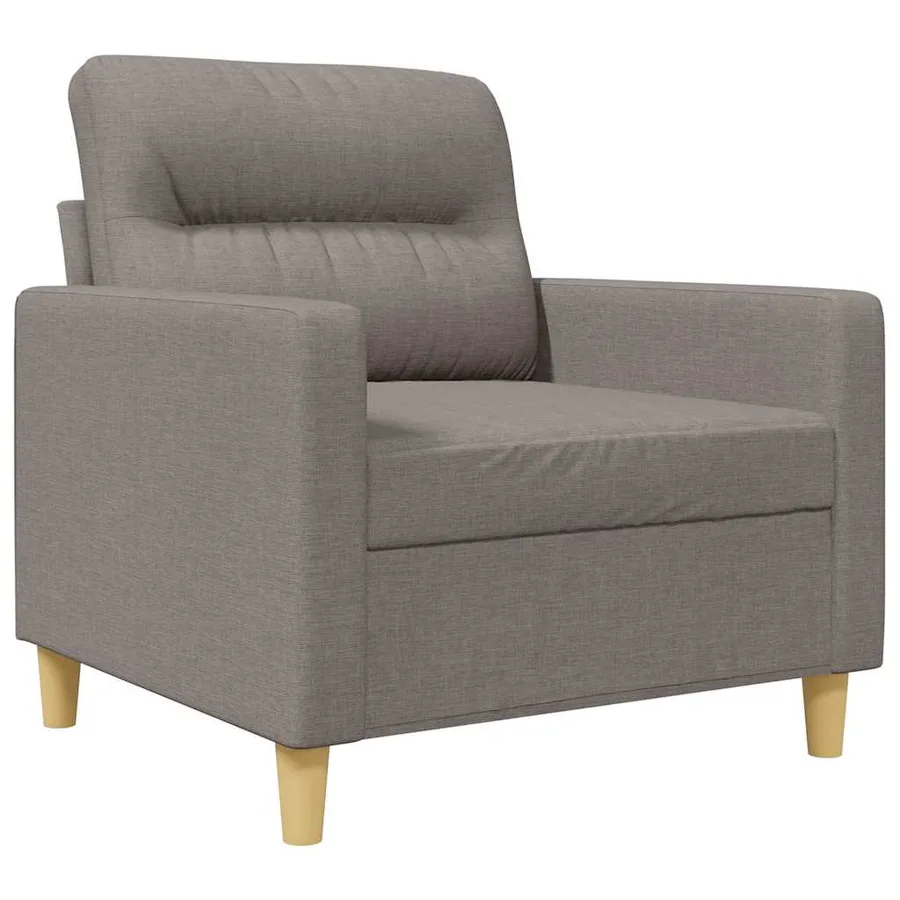Fauteuil Taupe 60 cm Tissu - 2