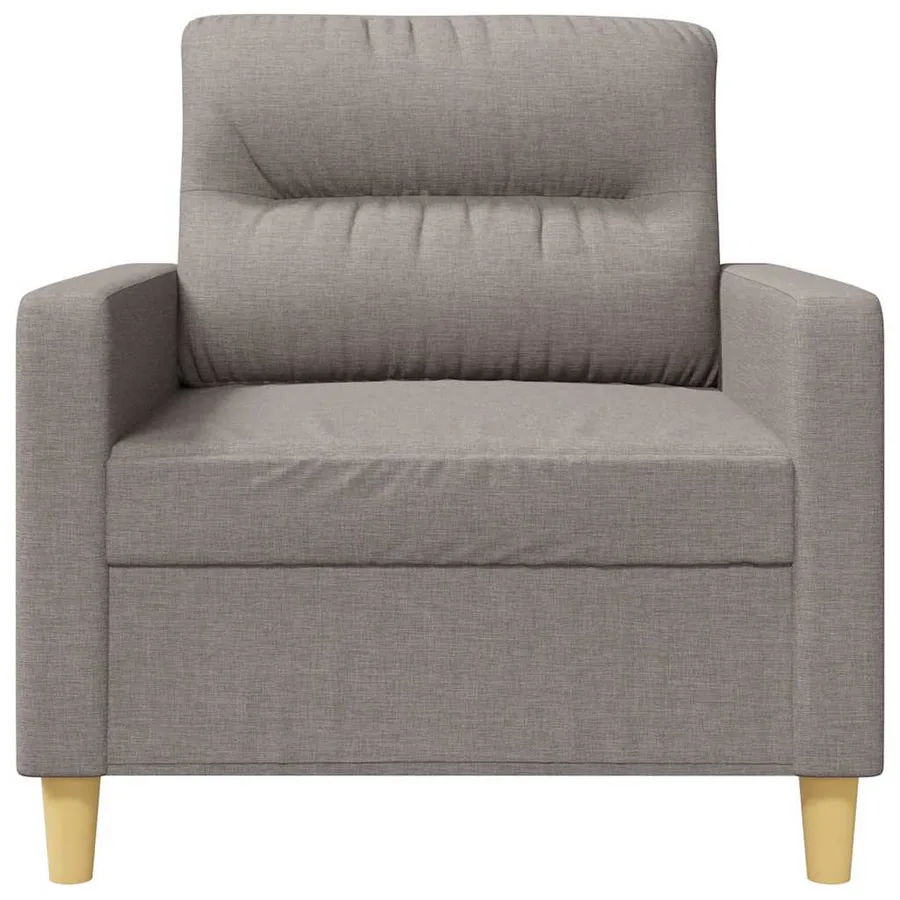 Fauteuil Taupe 60 cm Tissu - 4
