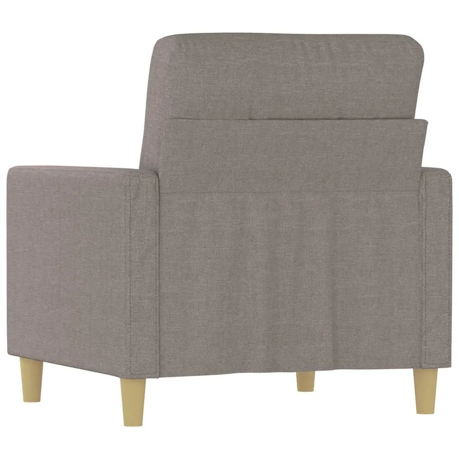 Fauteuil Taupe 60 cm Tissu - 6