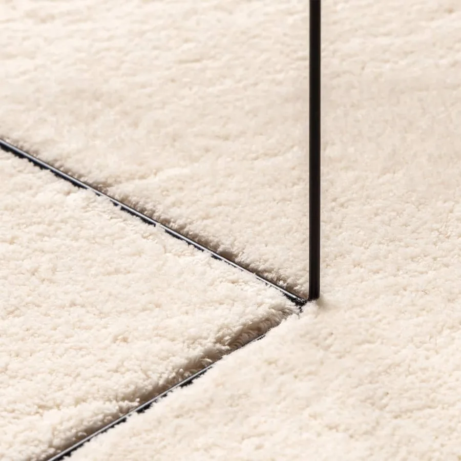 Tapis HUARTE à poils courts doux et lavable beige 120x170 cm - 8