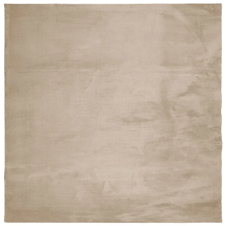 Tapis HUARTE à poils courts doux et lavable sable 160x160 cm - 2