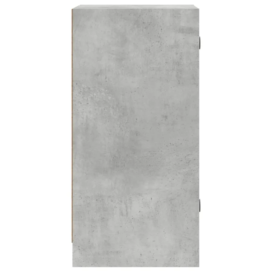 Armoire latérale avec portes en verre gris béton 35x37x75,5 cm - 7