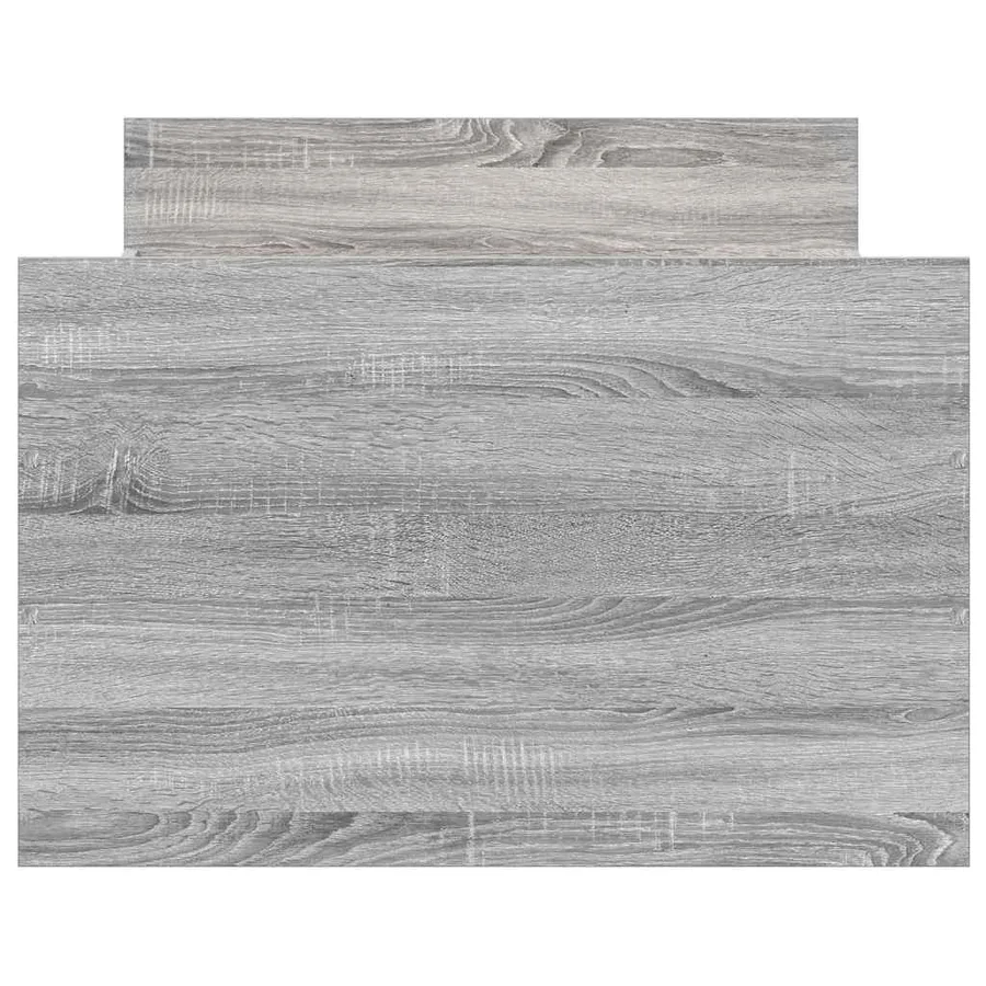 Cadre de lit sans matelas sonoma gris 90x190 cm - 6