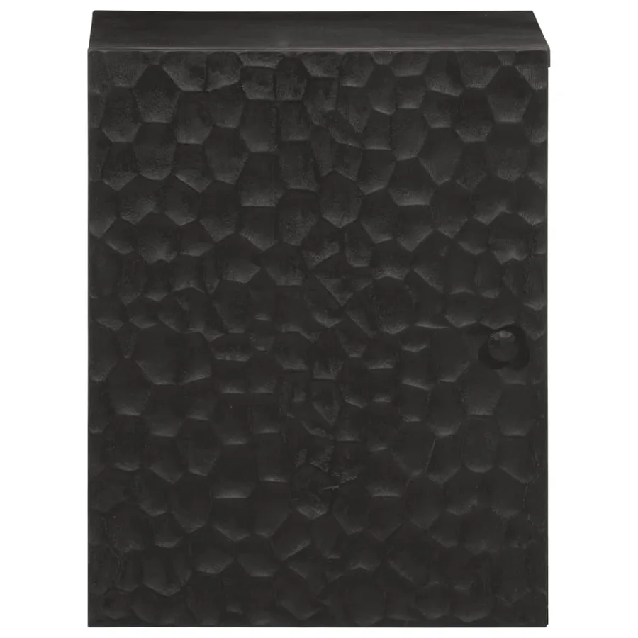 Armoire de salle de bain murale 38x33x48cm bois massif manguier - 3