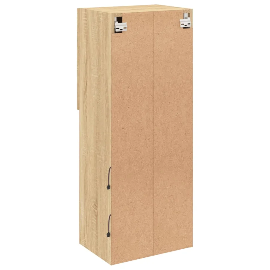 Meuble TV avec lumières LED chêne sonoma 40,5x30x102 cm - 11
