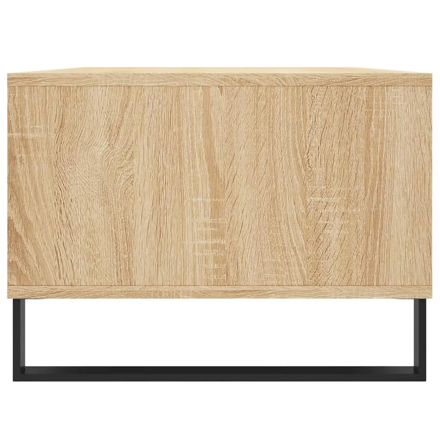 Table basse Chêne sonoma 90x50x36,5 cm Bois d'ingénierie - 7