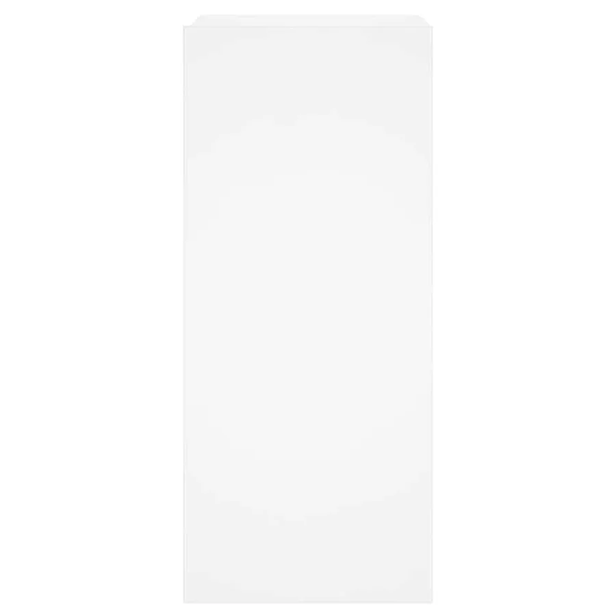 Meuble TV mural avec lumières LED blanc 30,5x35x70 cm - 9