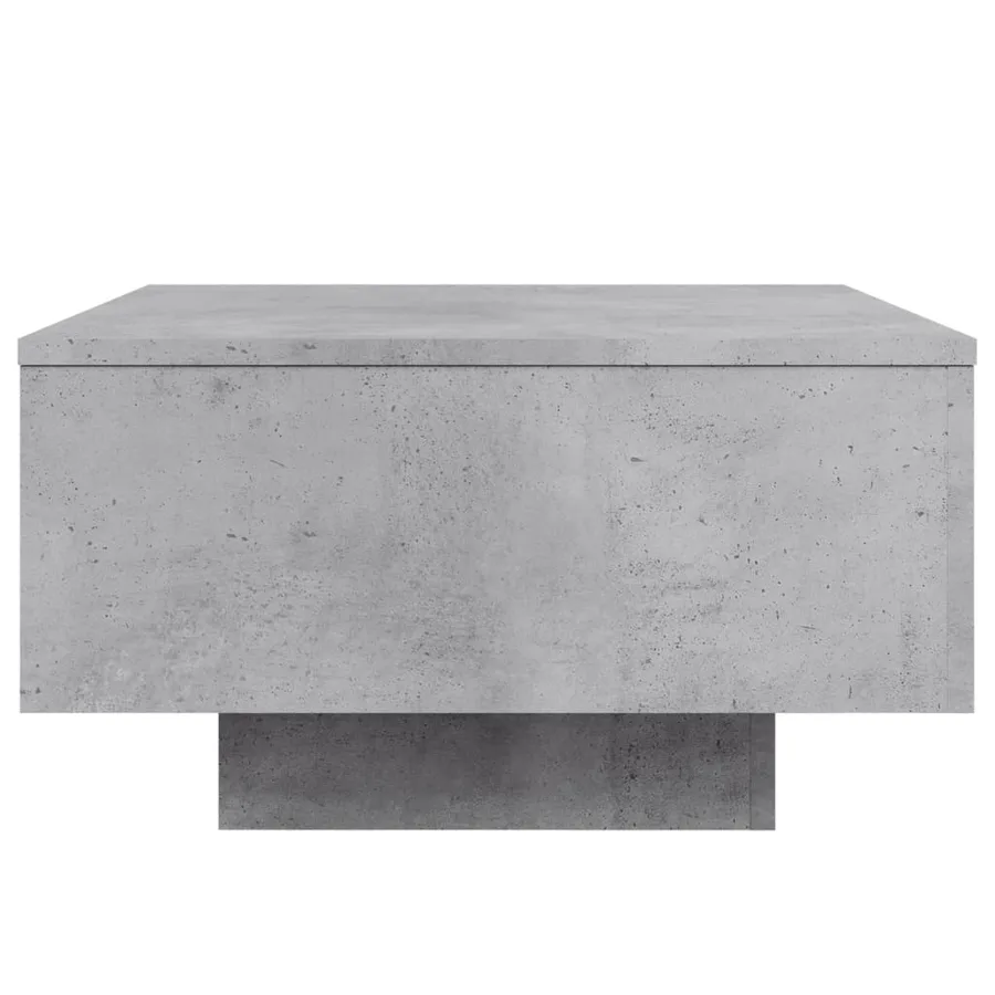 Table basse gris béton 55x55x31 cm bois d'ingénierie - 6