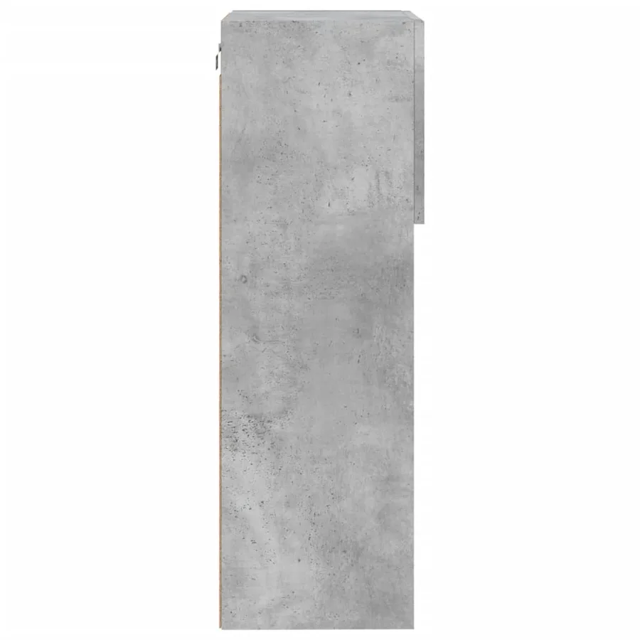 Meubles TV avec lumières LED 2 pcs gris béton 40,5x30x90 cm - 10