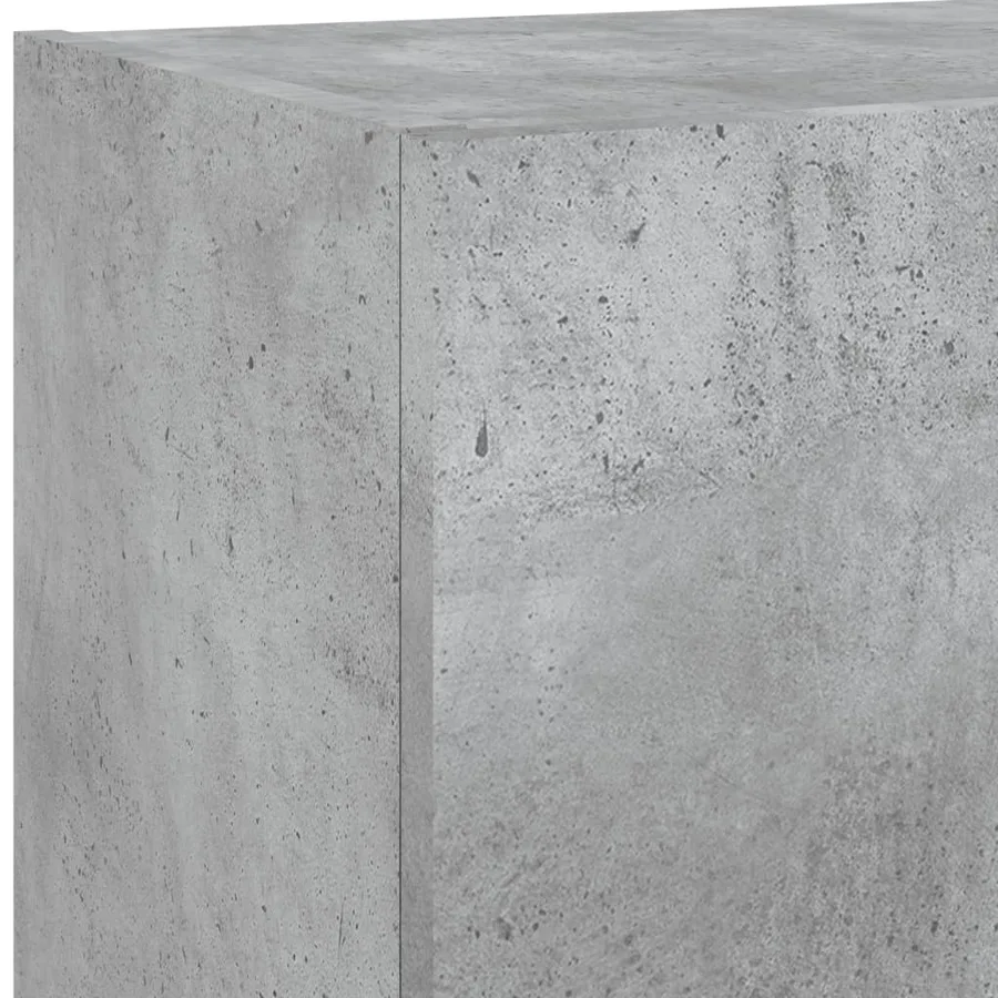 Meubles TV avec lumières LED 2 pcs gris béton 40,5x30x90 cm - 13