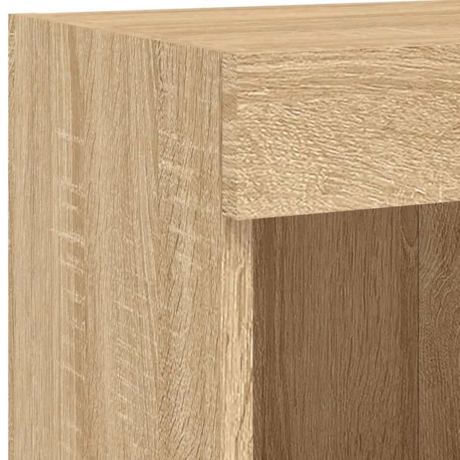 Meubles TV avec lumières LED 2 pcs chêne sonoma 100x30x30 cm - 11