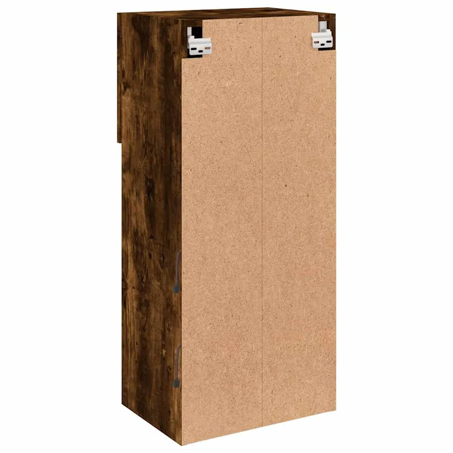Meubles TV avec lumières LED 2 pcs chêne fumé 40,5x30x90 cm - 11