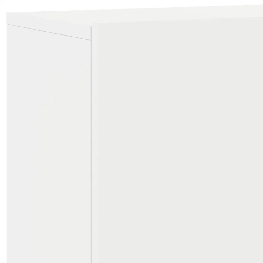 Meuble TV mural blanc 100x30x41 cm - 9