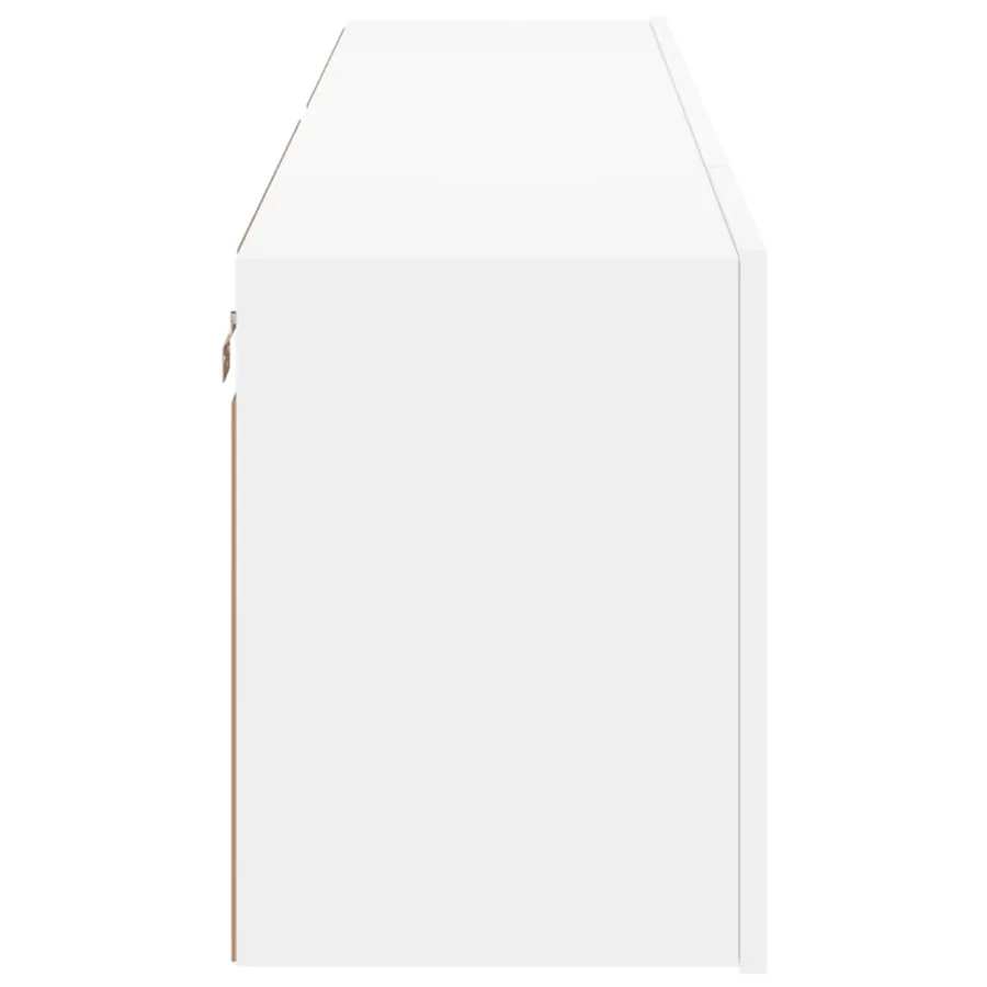 Meubles TV muraux 2 pcs blanc 80x30x41 cm - 8