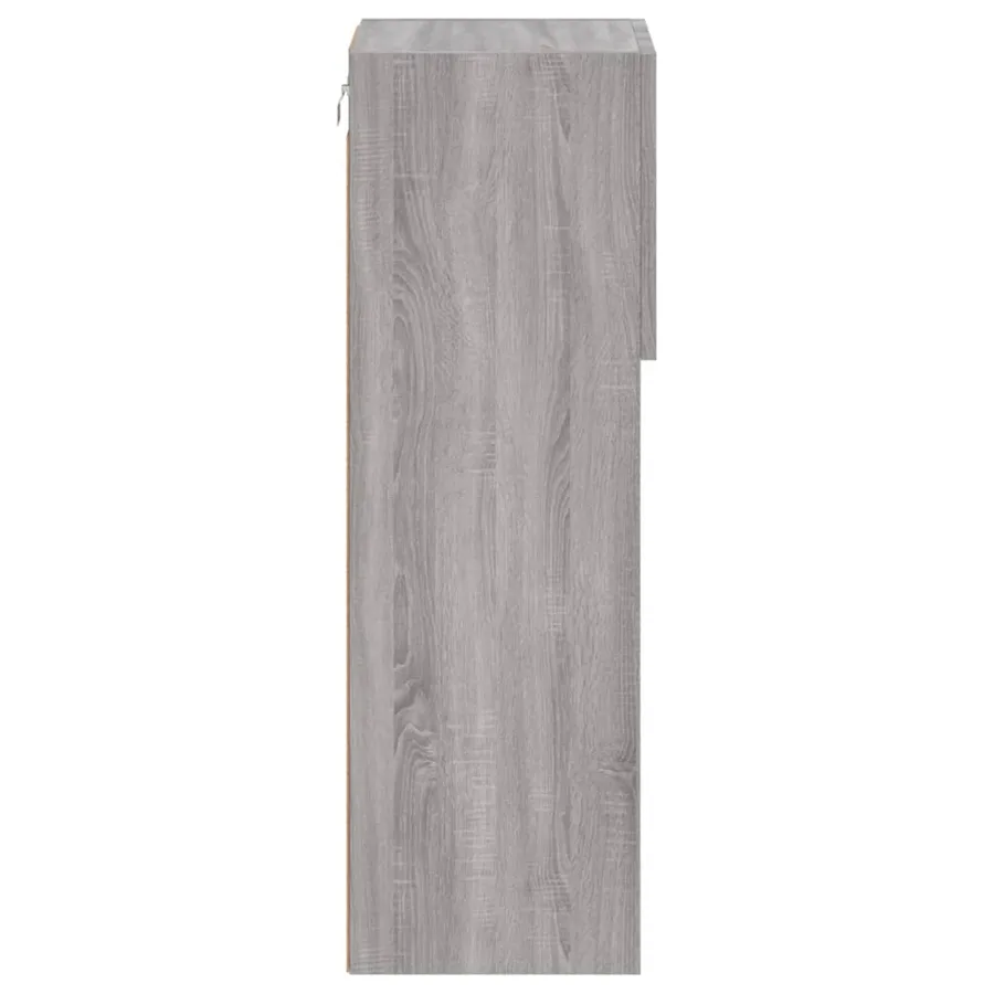 Meubles TV avec lumières LED 2 pcs sonoma gris 30,5x30x90 cm - 10