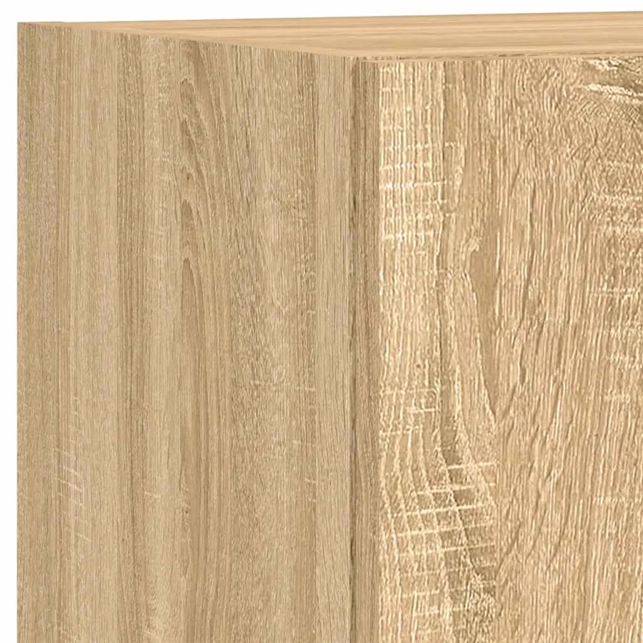 Meubles TV avec lumières LED 2 pcs chêne sonoma 30,5x30x90 cm - 13
