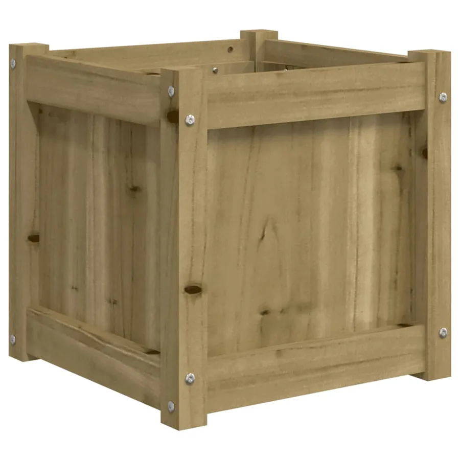 Jardinière 40x40x40 cm bois de pin imprégné - 2