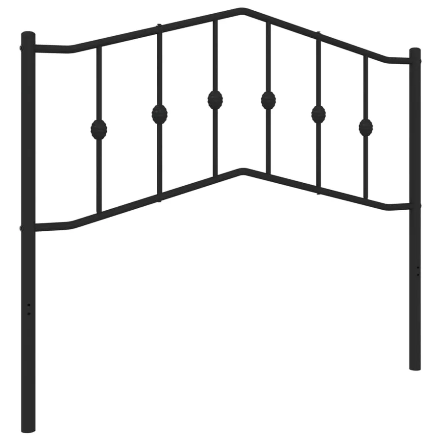 Tête de lit de remplacement métal noir 107 cm - 2