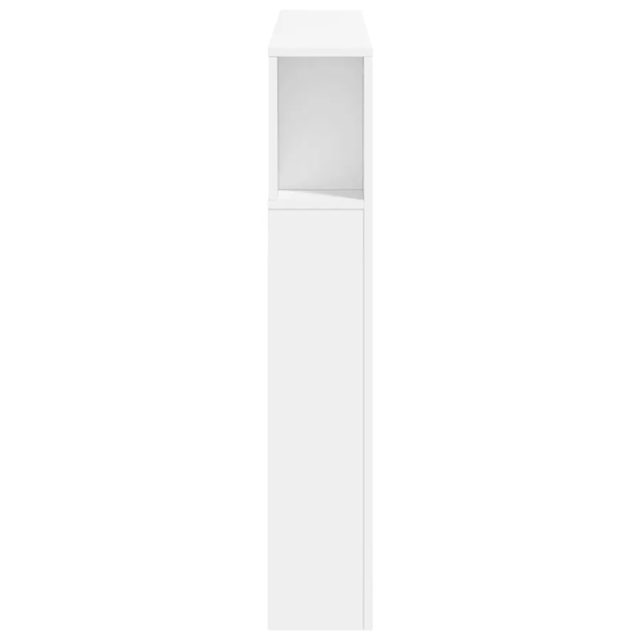Tête de lit à LED blanc 120x18,5x103,5 cm bois d'ingénierie - 7