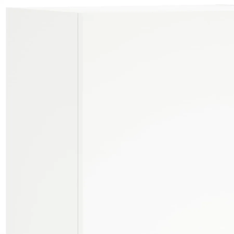 Unités murales TV 5 pcs blanc bois d'ingénierie - 9