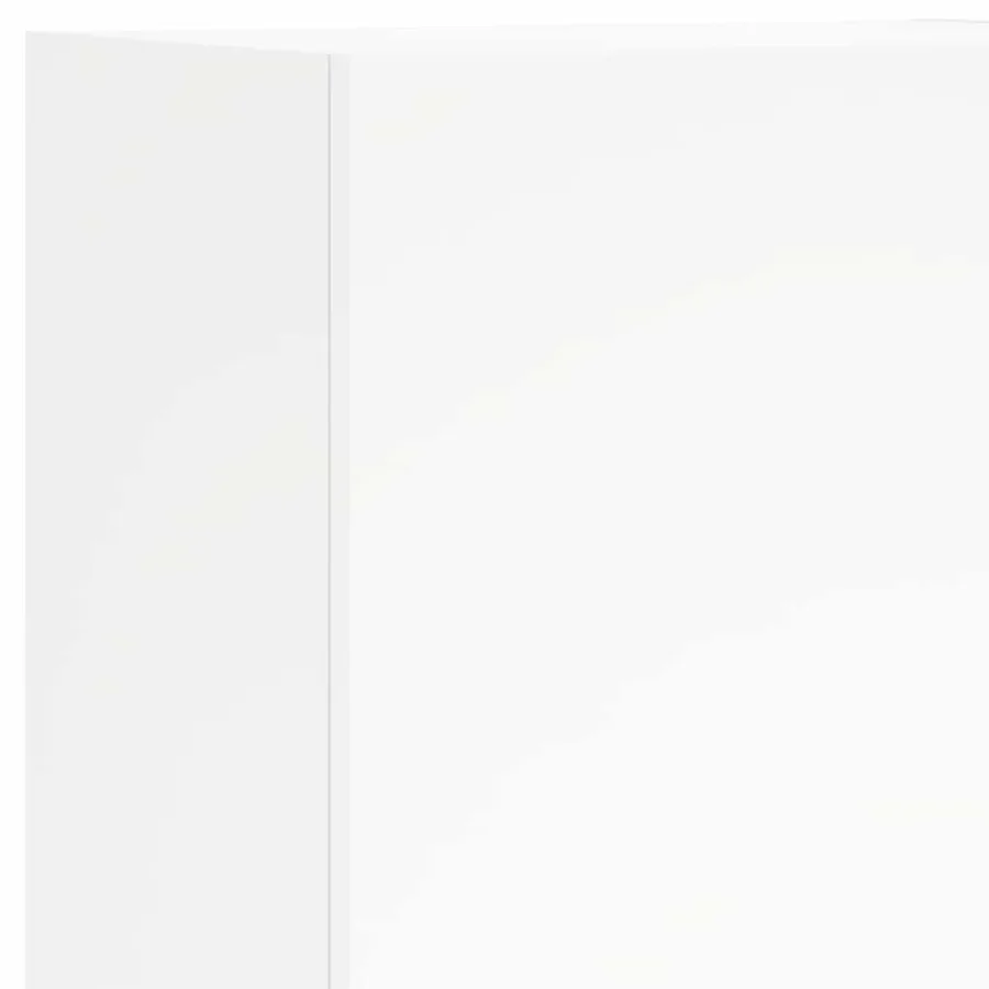 Unités murales TV 4 pcs blanc bois d'ingénierie - 10