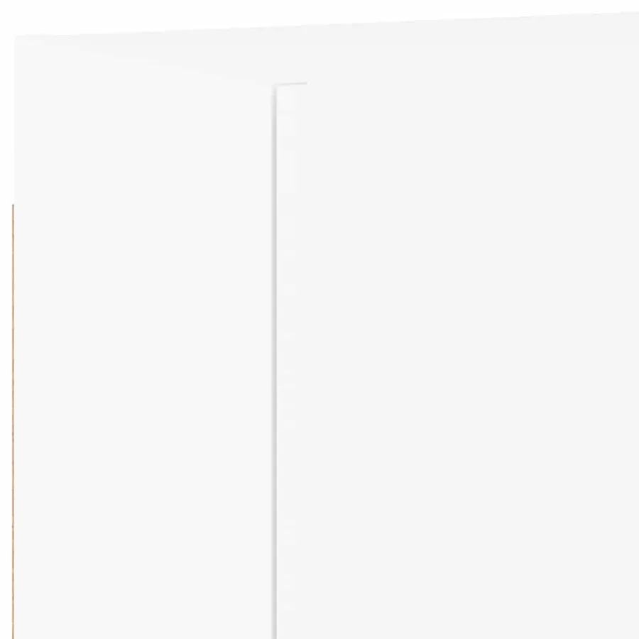 Unités murales TV 4 pcs blanc bois d'ingénierie - 11