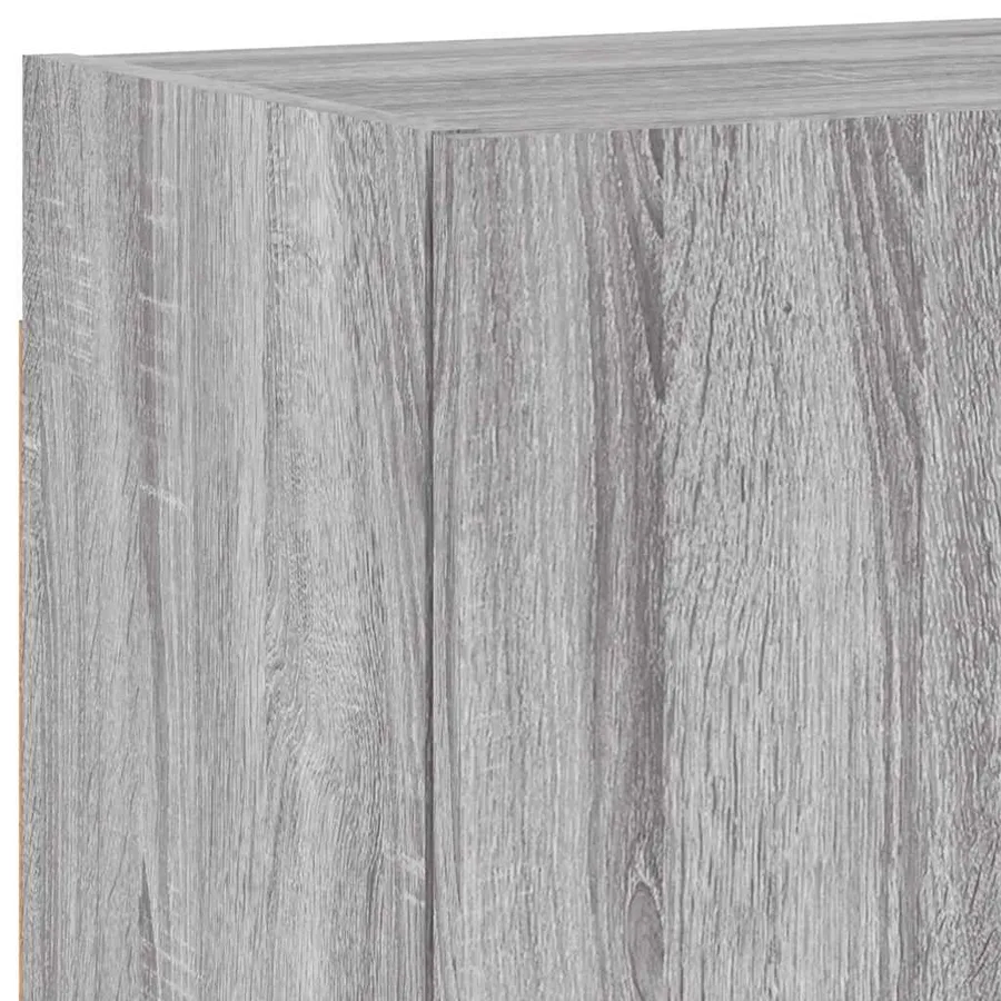 Unités murales TV 4 pcs sonoma gris bois d'ingénierie - 10
