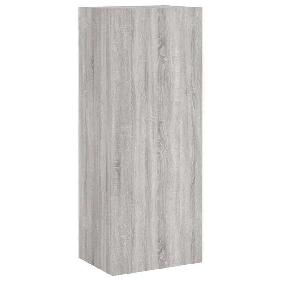 Unités murales TV 4 pcs sonoma gris bois d'ingénierie - 8